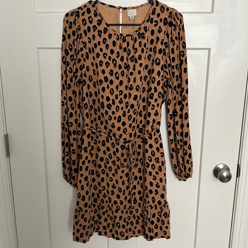 A New Day cheetah print dress